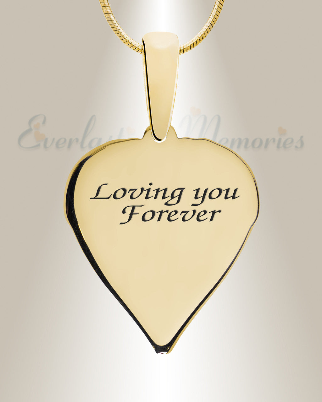 Solid 14K Gold Paradise Heart with Seafoam Ash Resin Jewelry