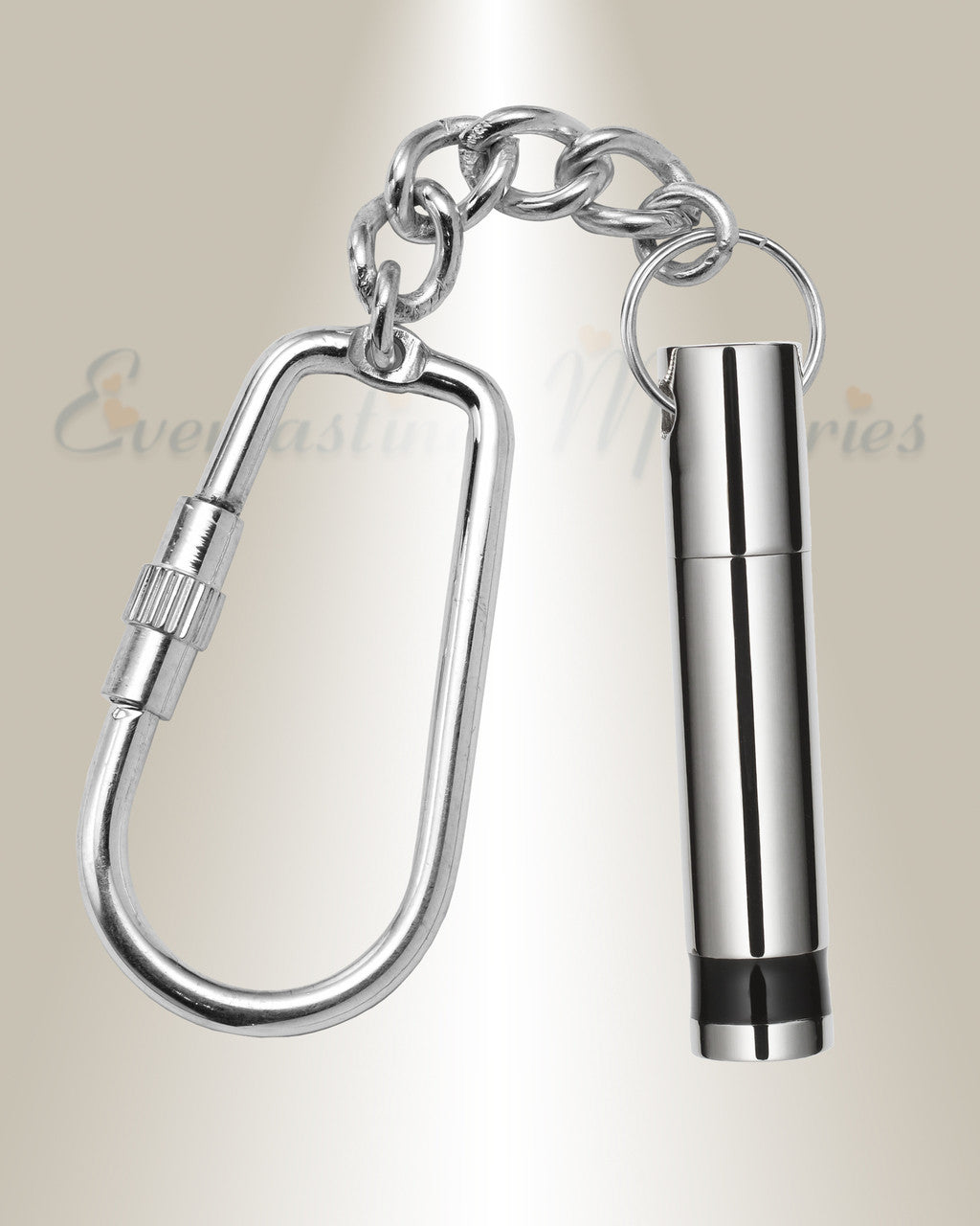 Silver Hero Keychain