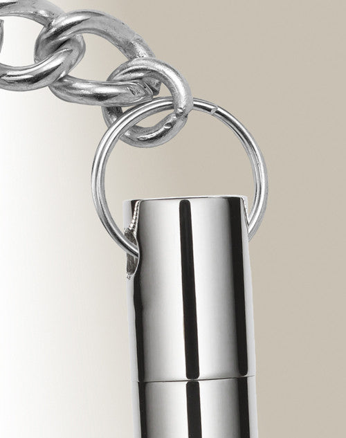 Silver Hero Keychain