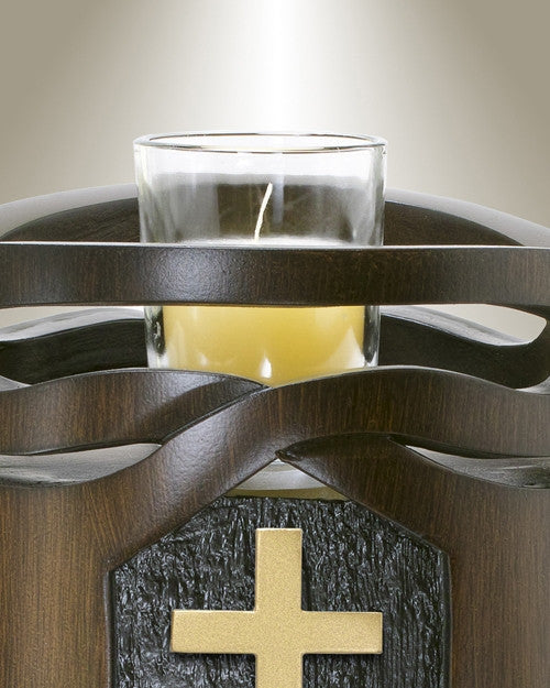 Infinity Wood-Plain Cross