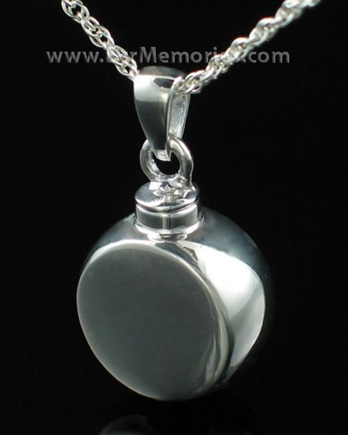 Small Round Signet Cremation Urn Keepsake