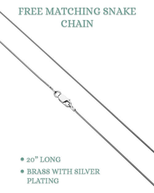 Silver "G" Initial Cremation Jewelry
