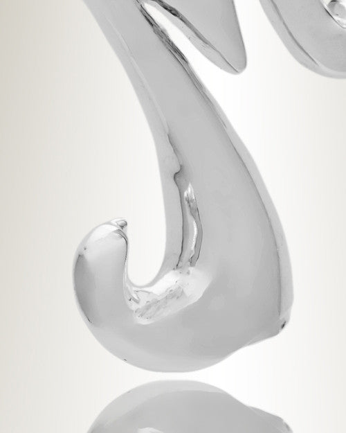 Silver "M" Initial Cremation Jewelry