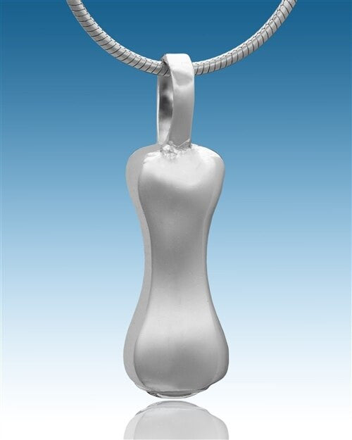 Silver Simple Bone Cremation Jewelry