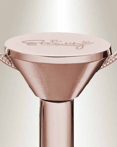 Rose Gold Plated Millenium Ash Pendant with Ornate Charm