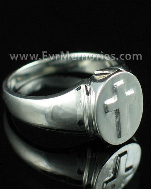 Women's Silver Divinity Cremation Ring