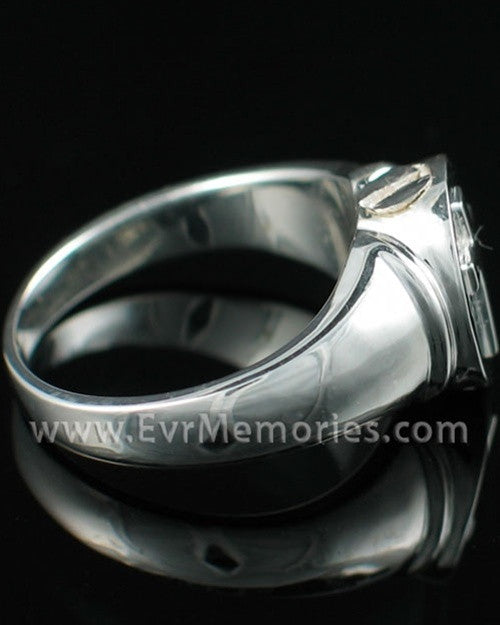 Women's Silver Divinity Cremation Ring