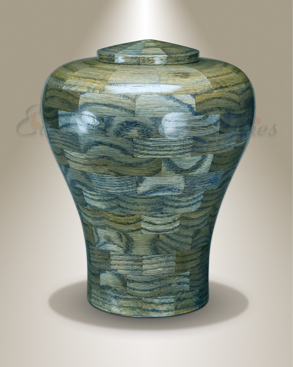 Large Lily Urn in Blue