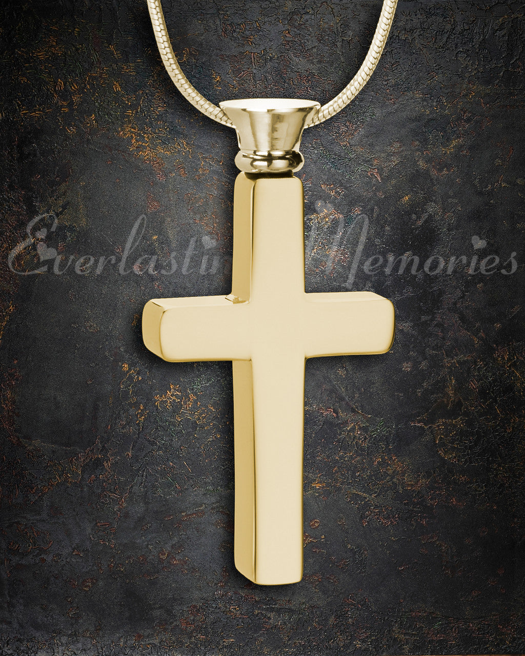 Forever Collection Remembrance Cross Locket Necklace