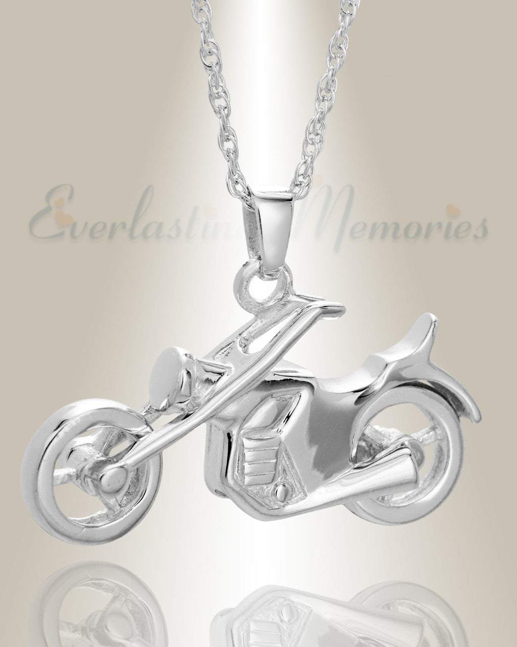 White Gold Cruisin Cremation Keepsake