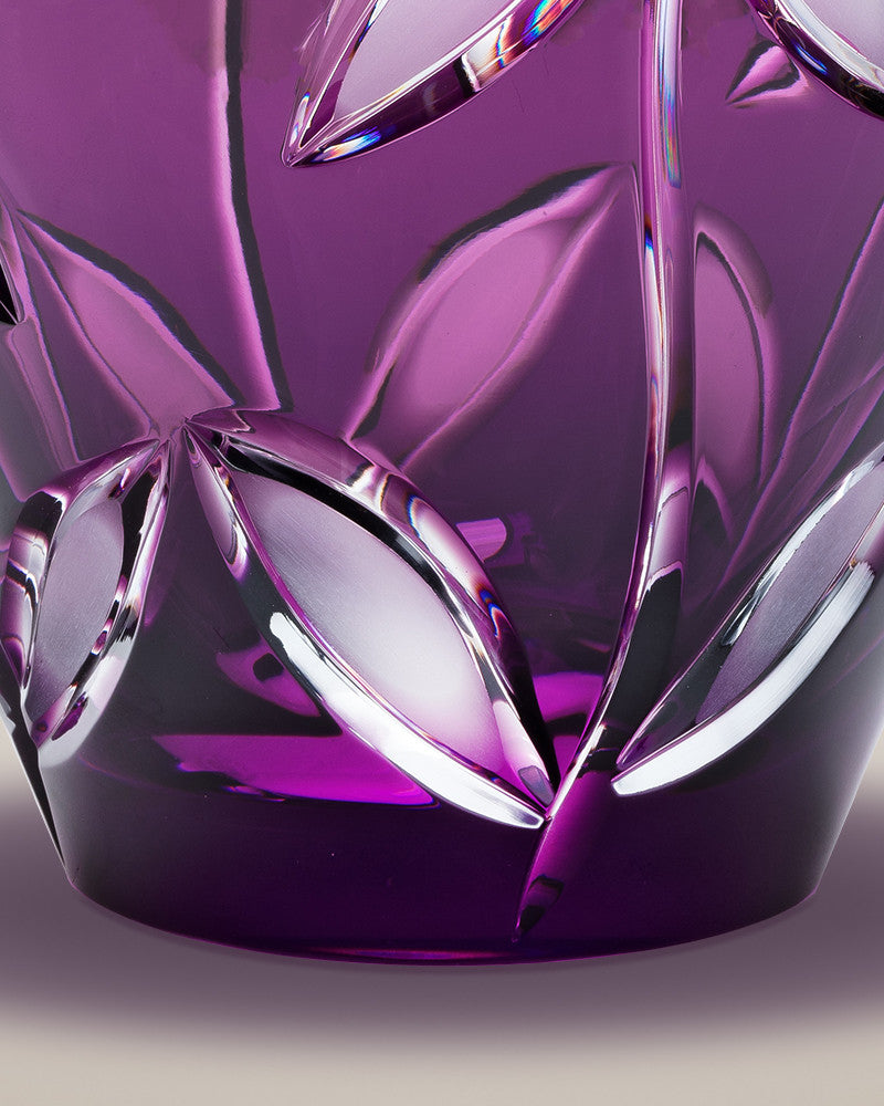 Purple Flowers Individual Cremation Urn