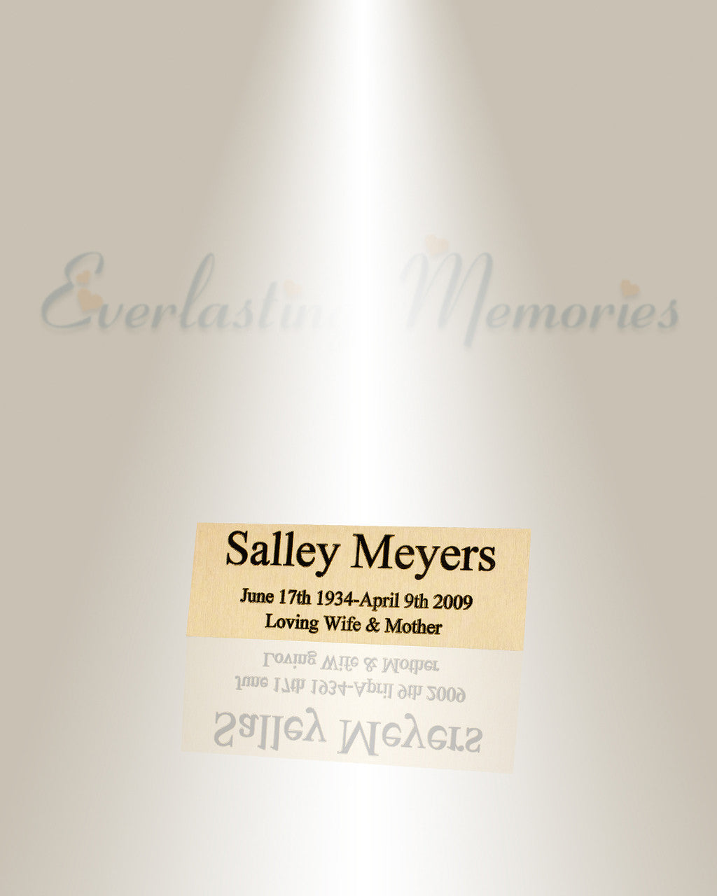 Small Aquarius Engraved Plate