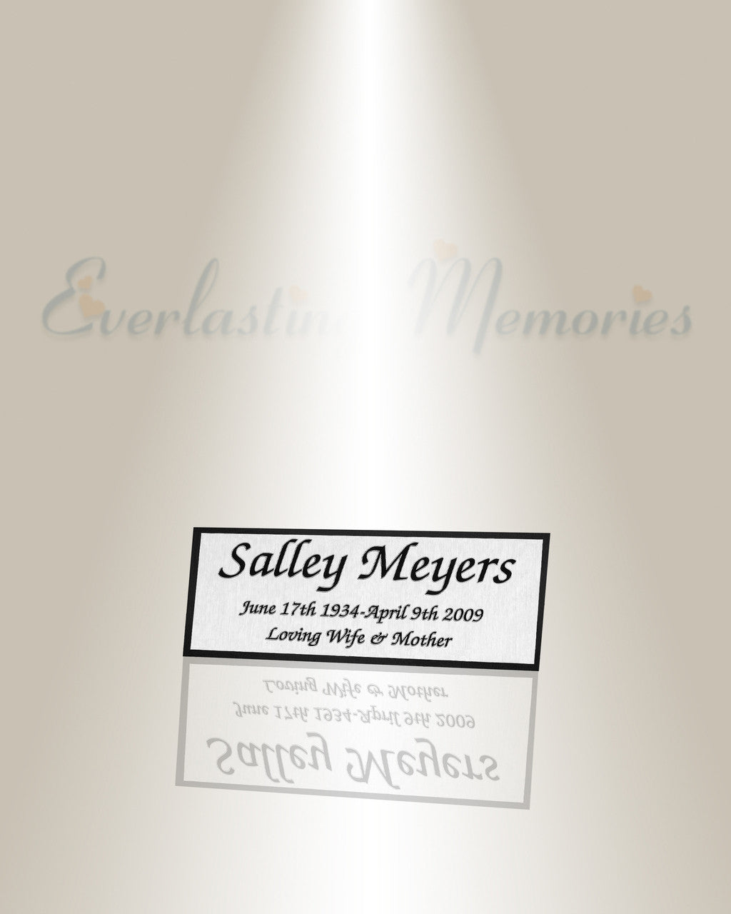 Small Gemini Engraved Plate