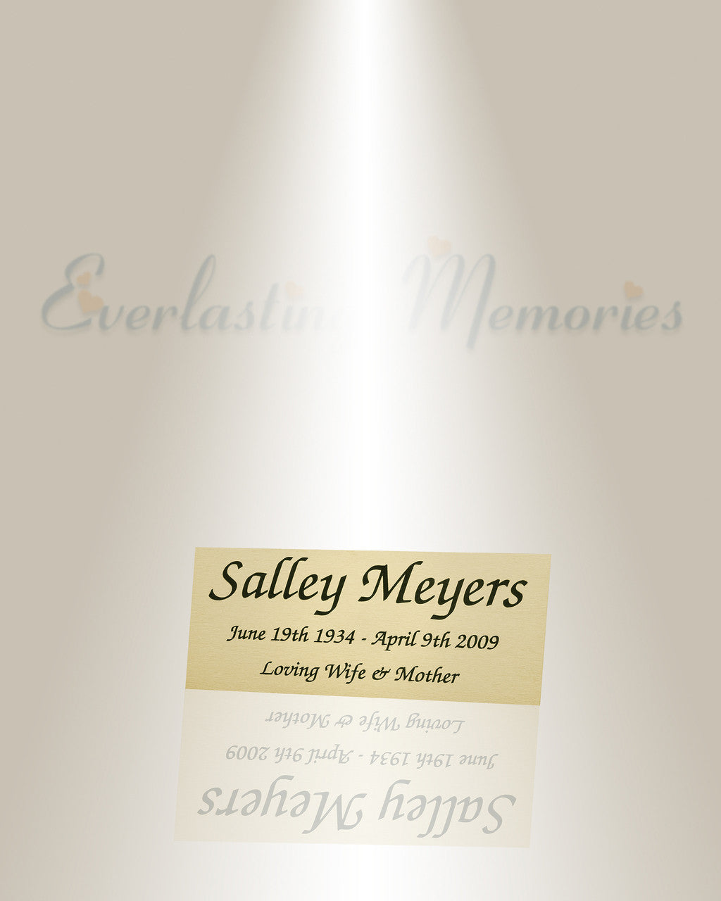Medium Andromeda Engraved Plate