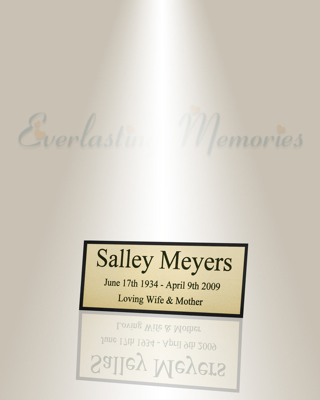 Medium Crater Engraved Plate