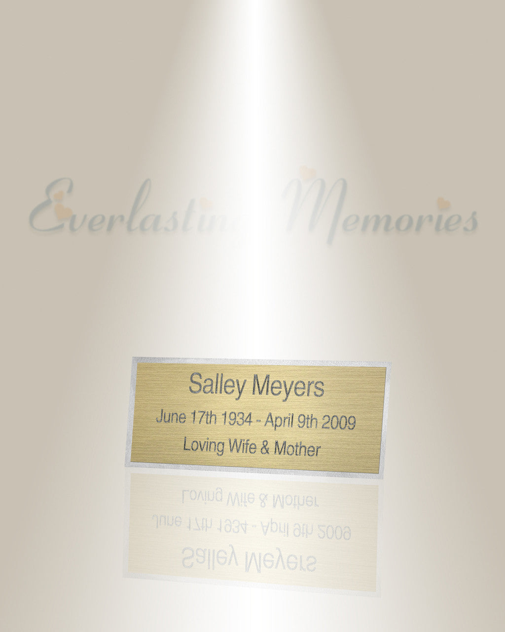 Medium Mensa Engraved Plate