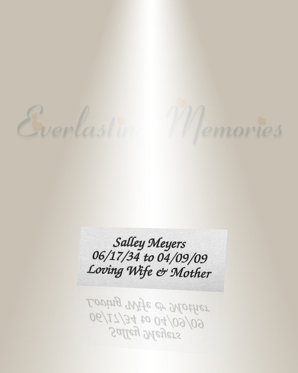 Medium Corvus Engraved Plate