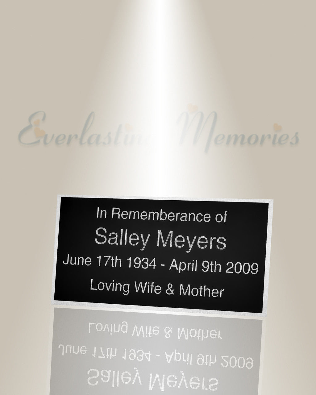 Large Canis Engraved Plate