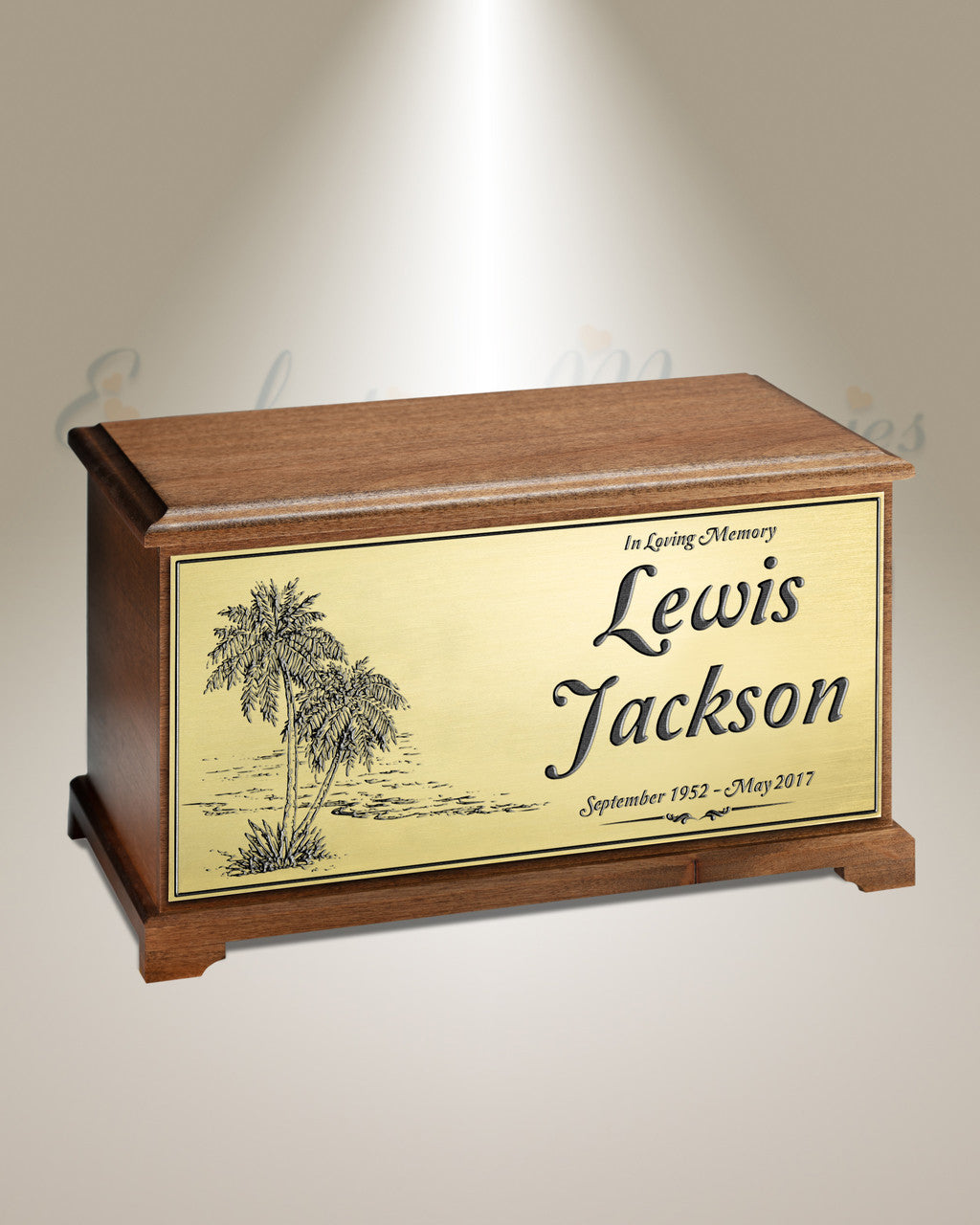 Palm Trees Cremation Urn