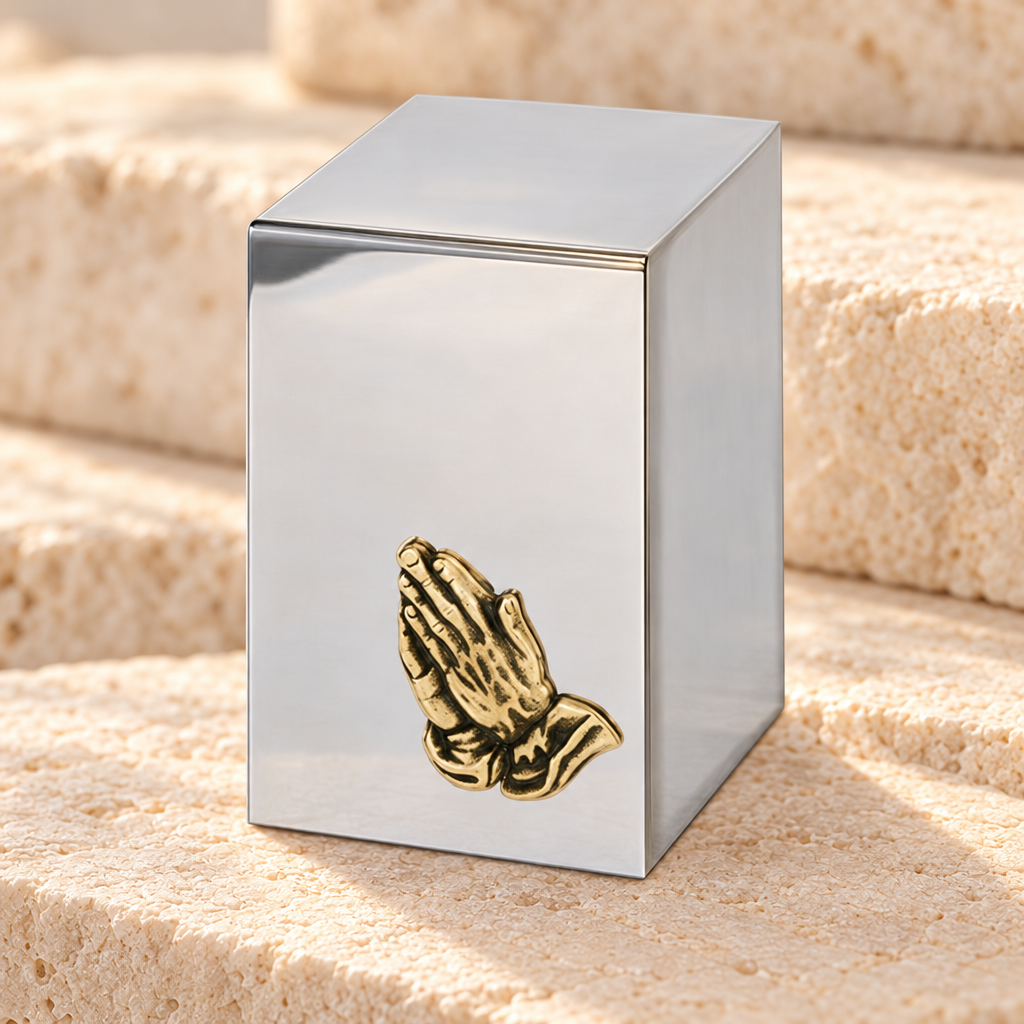 Praying Hands Reflection Urn — main — C25CCU9501