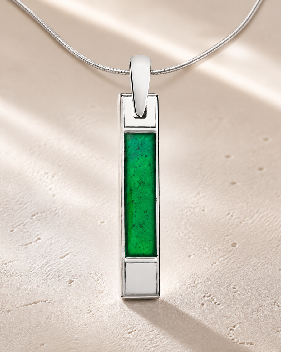 Silver Misty Morning Ash Resin Jewelry
