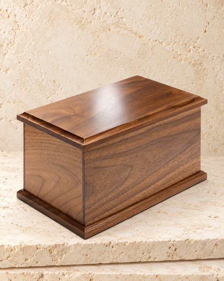 Extra Large Walnut Cremation Urn