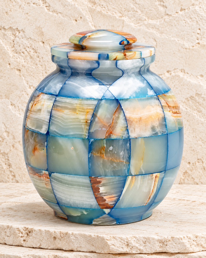 Summer Sky Stone Cremation Urn
