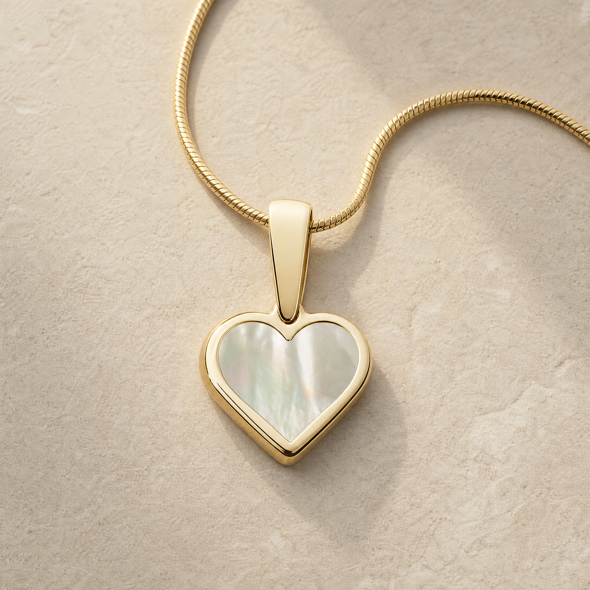 Gold Ravalli Heart Ash Resin Jewelry