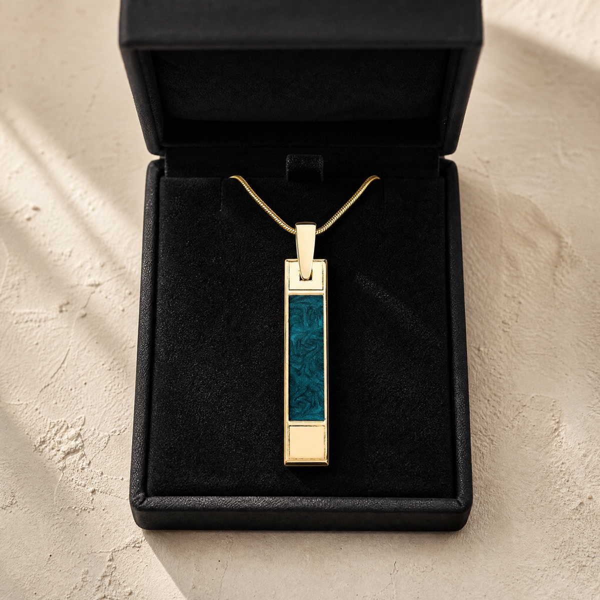Solid 14K Gold Spruce Hills Ash Resin Jewelry