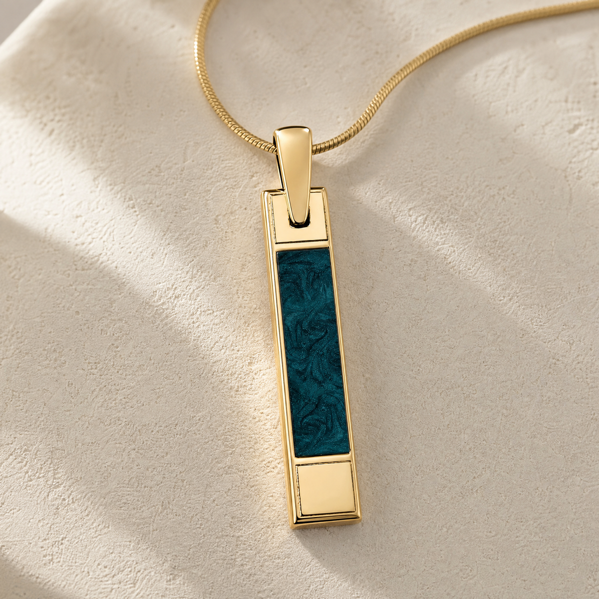 Solid 14K Gold Spruce Hills Ash Resin Jewelry