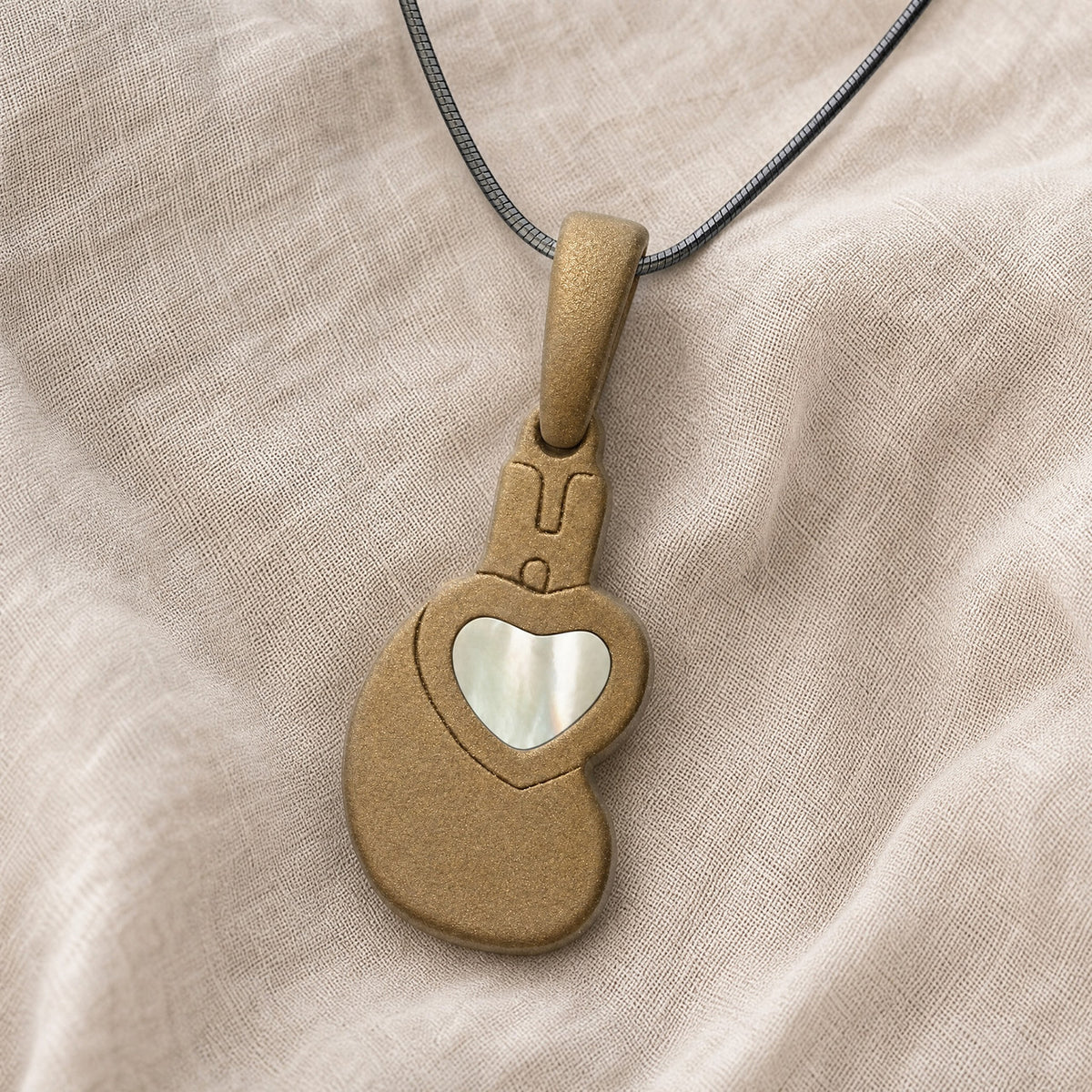 Holding You Close Bronze Finish with Cream Ash Resin Jewelry