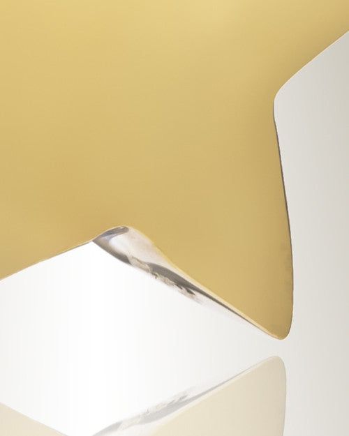 Small Sliding Star Gold Plated Cremation Urn Keepsake