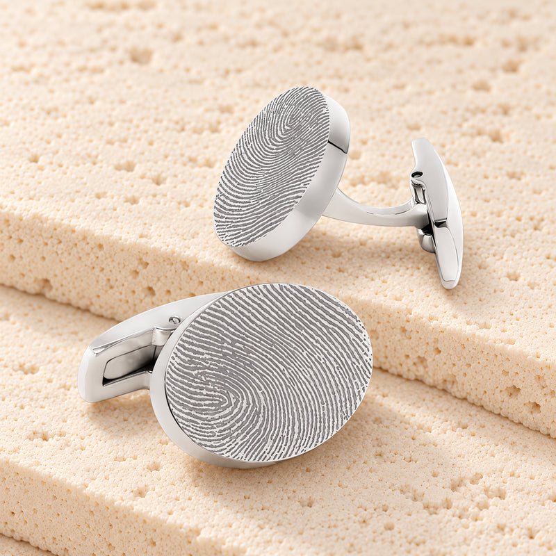 Fingerprint Cuff Links