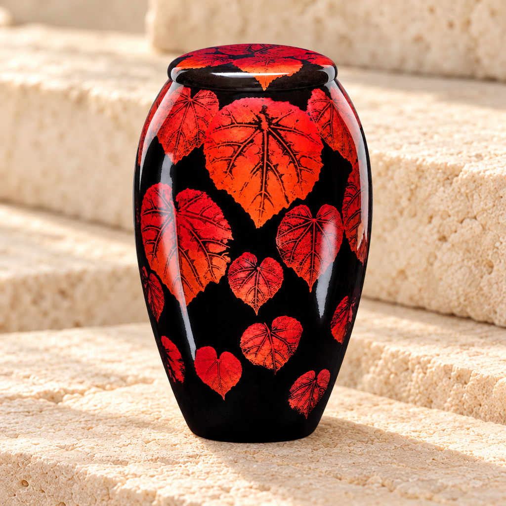 Autumn Arrival Cremation Urn — main — EVR8013