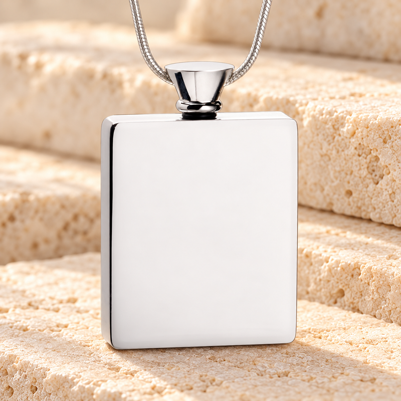 Silver Glorious Moments Urn Pendant