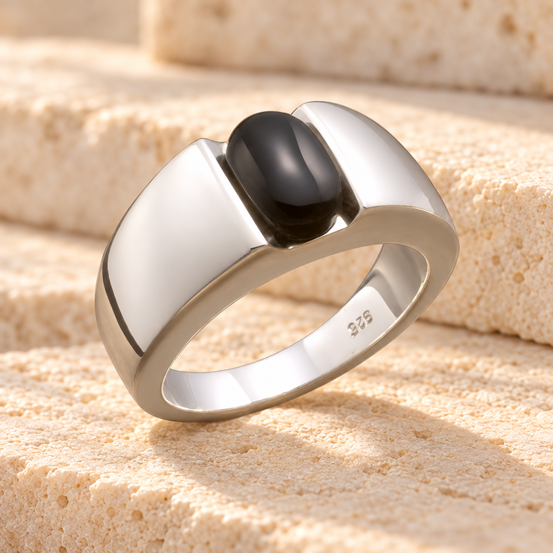 Women's Silver Simply Sable Cremation Ring