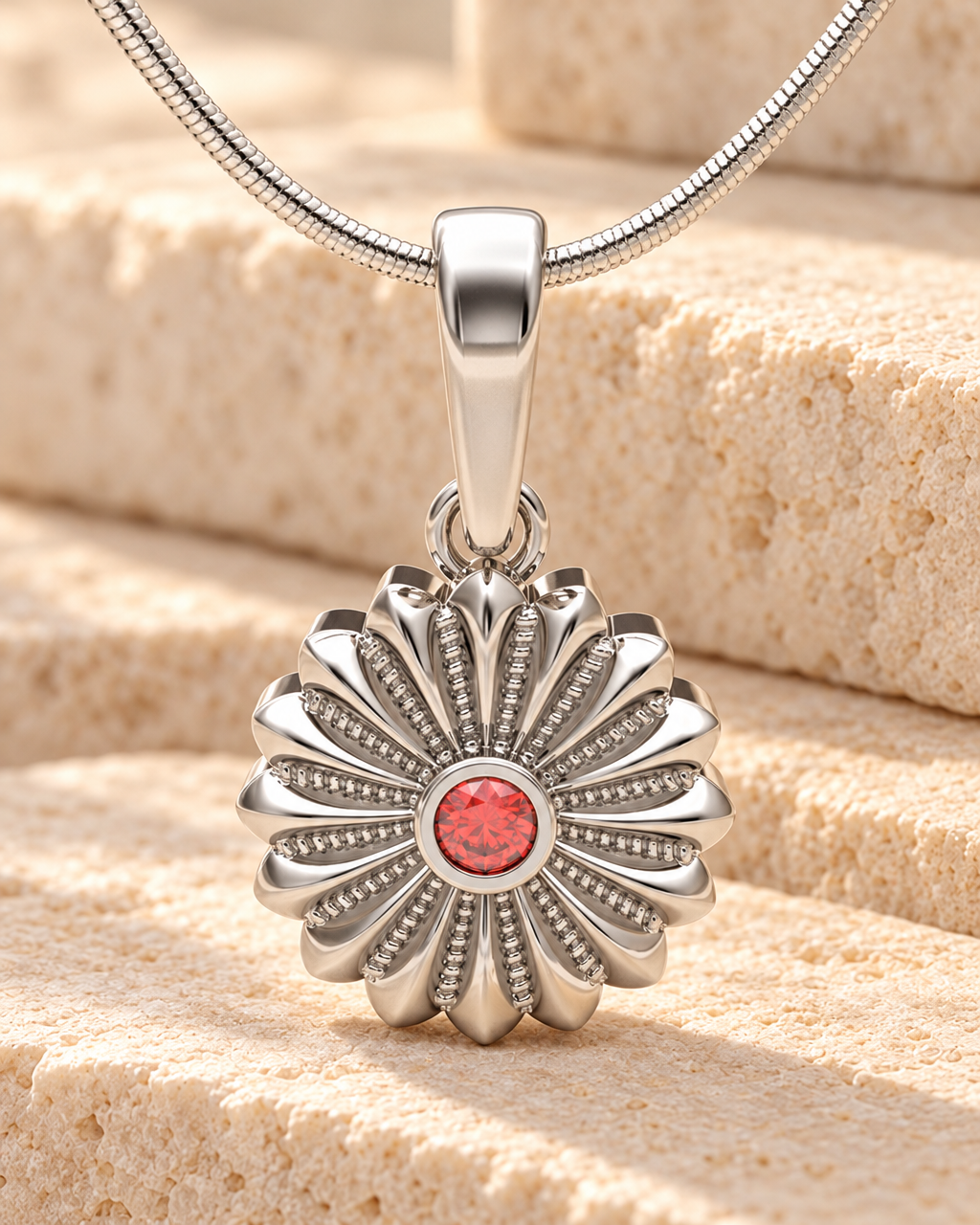 Birthstone Flowers Forever Sealed Memorial Jewelry — main — evr20004ssfs