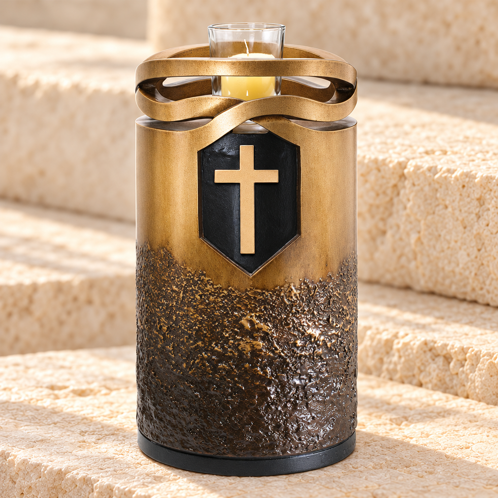 Infinity Bronze-Plain Cross — main — evr5317