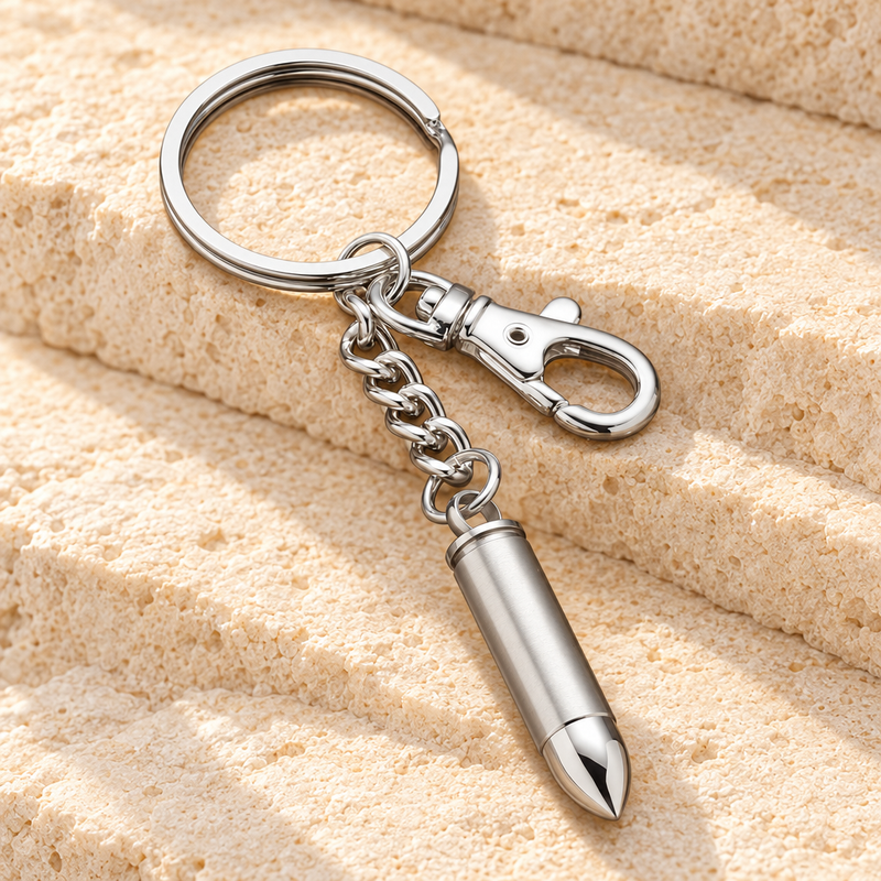 357 Magnum Bullet Keychain Urn Keepsake