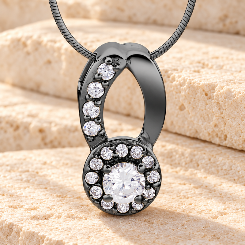 Black Simplicity Memorial Jewelry