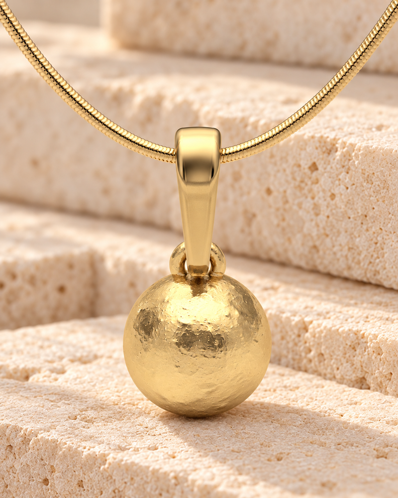 Gold Plated Across The Globe Forever Sealed Memorial Jewelry