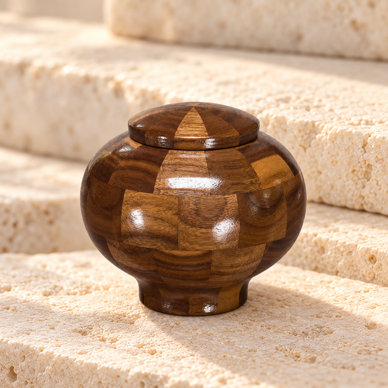 Wisdom Urn in Black Walnut-Keepsake