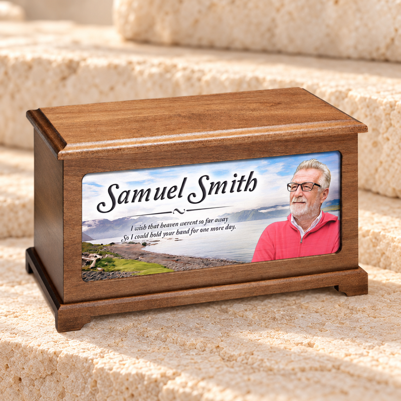 Harbor Cremation Urn With Photo