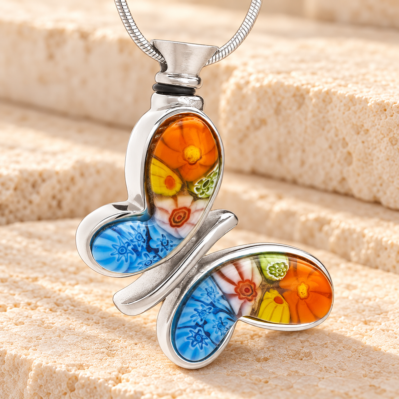 Majestic Butterfly Cremation Jewelry