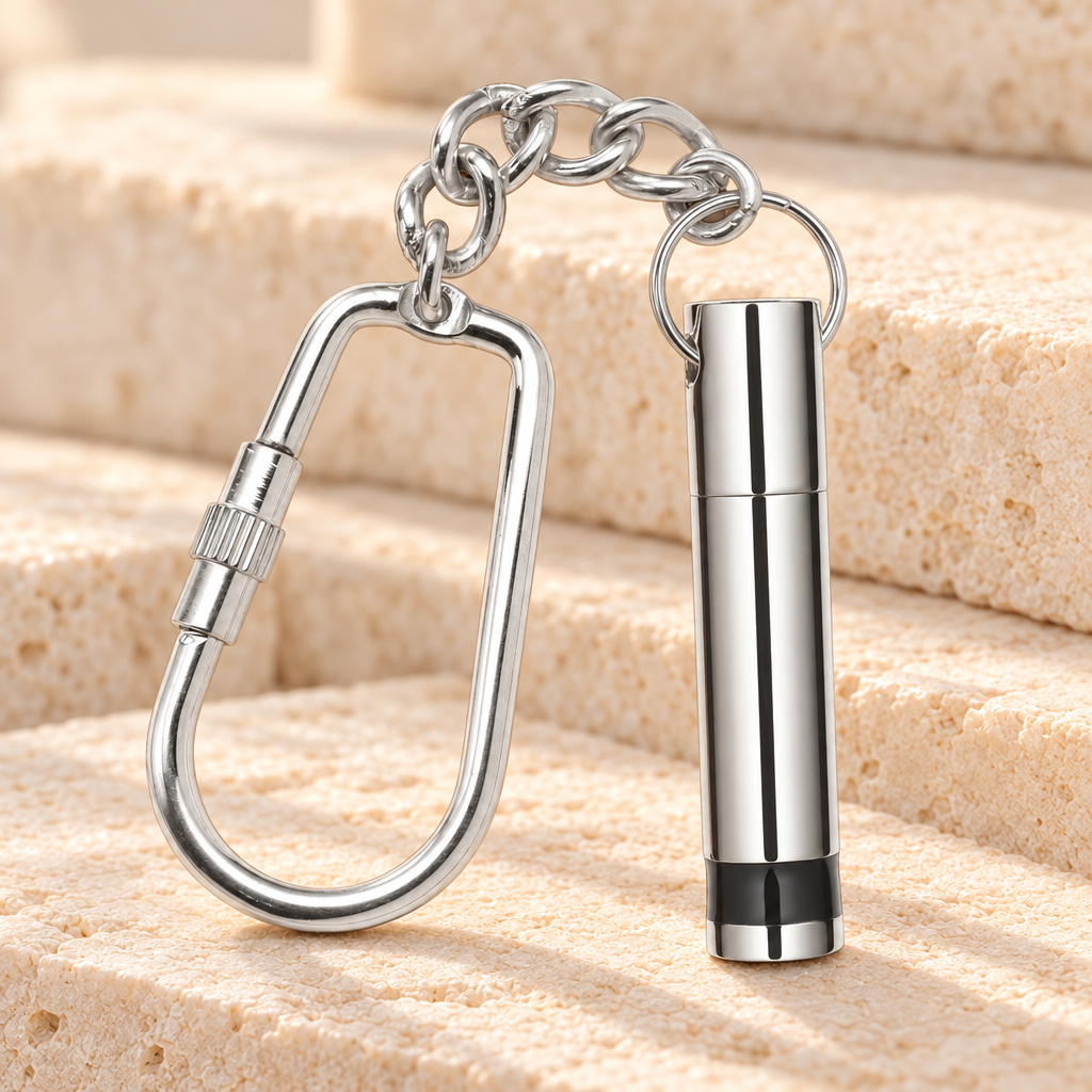Silver Hero Keychain — main — evr1071skey