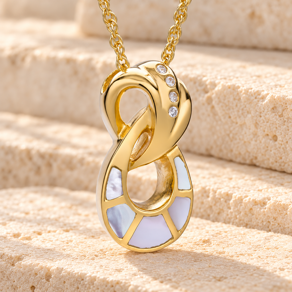 14K Gold Plated Everlasting Infinity — main — evr193kg