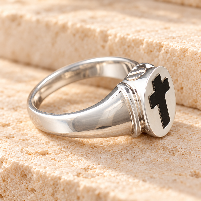 Women's Silver Eternity Ring Memorial Urn