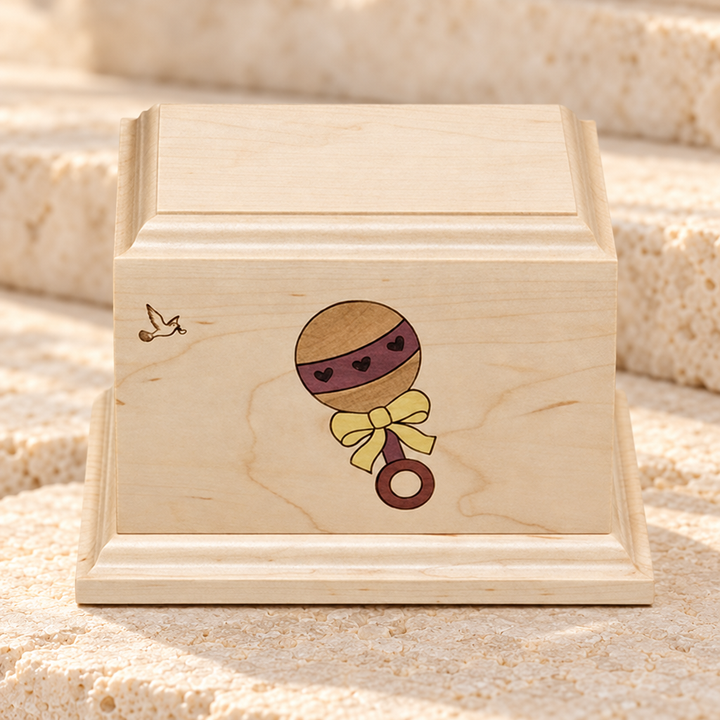 Baby Rattle Infant Urn