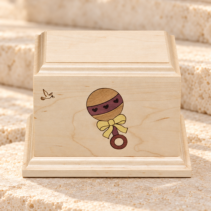 Baby Rattle Infant Urn