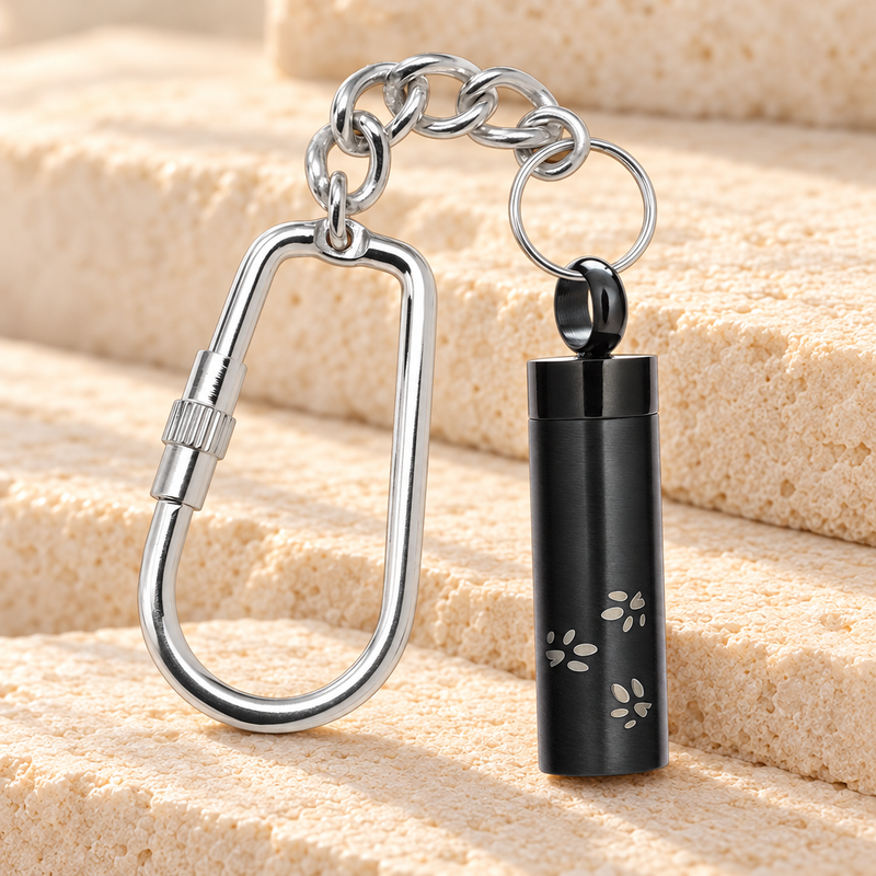 Black Plated Takin a Walk Keychain